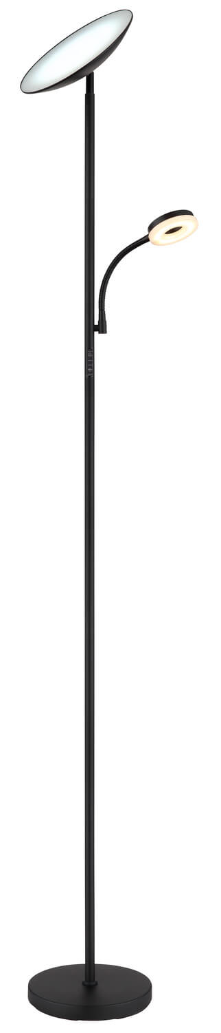 Lampadaire Skopo noir mat