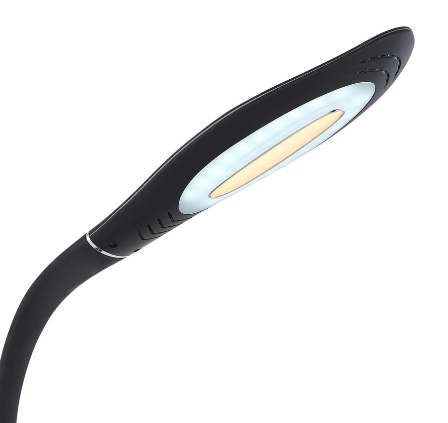 Gros plan sur la tête ovale et le diffuseur LED strié