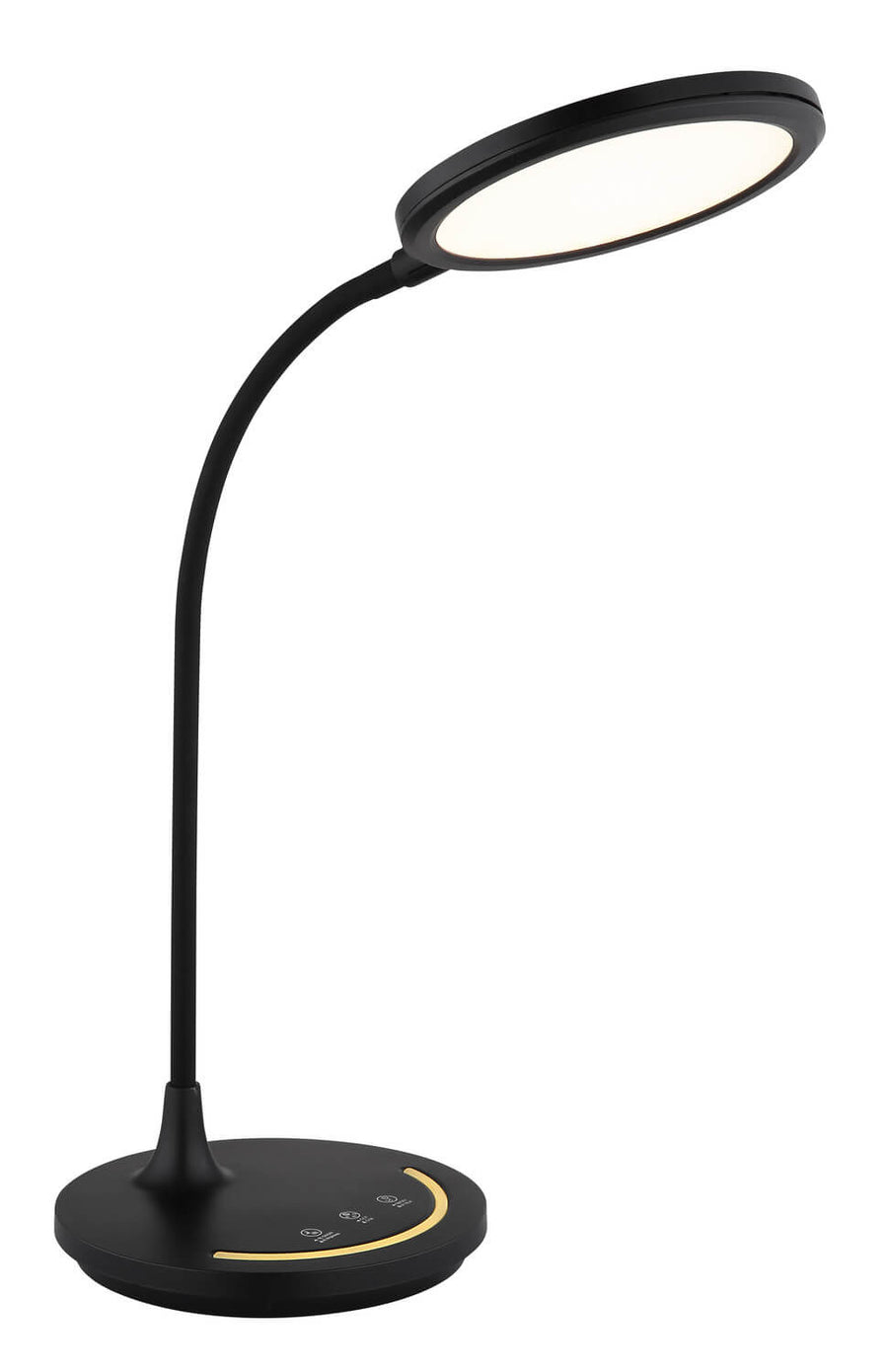 Lampe à poser Kenny noire mat