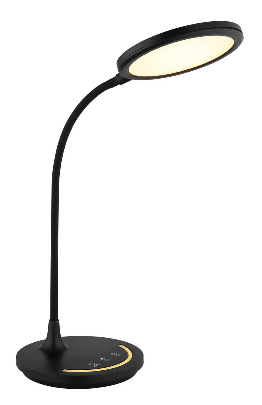 Lampe à poser Kenny noire mat