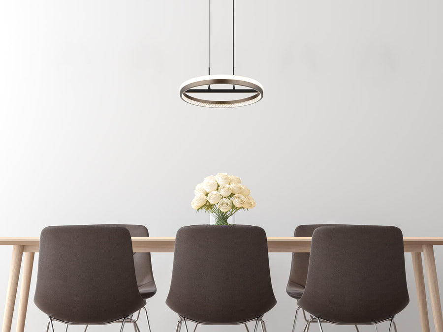 Suspension Della noire mat (67179H)