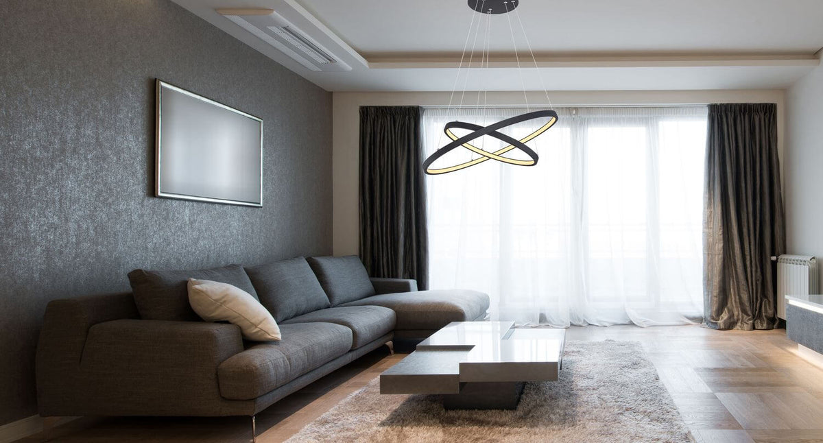 Suspension Ralph noire mat (67192-42B)
