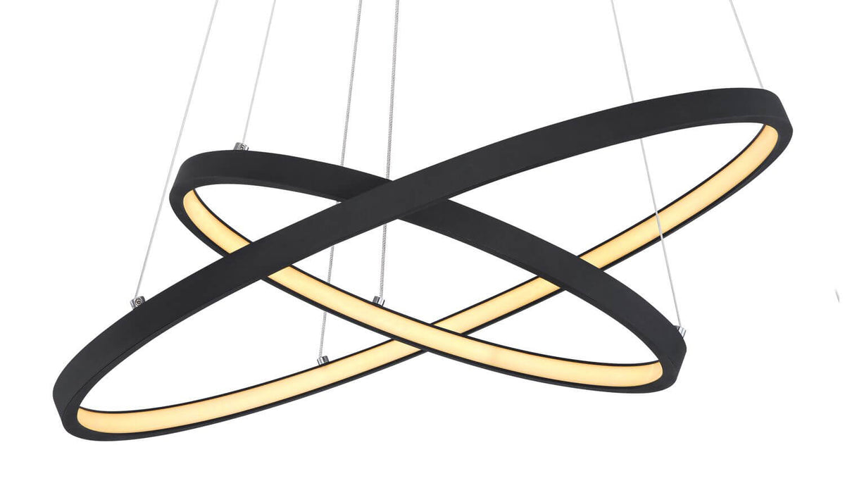 Suspension Ralph noire mat (67192-42B)