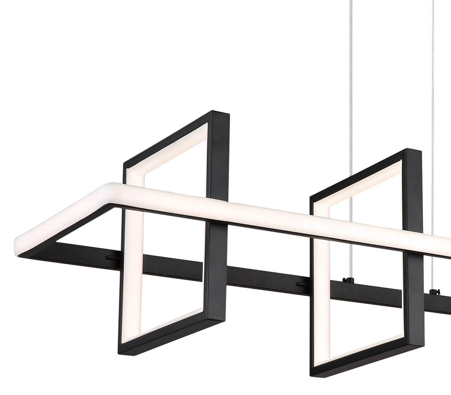 Suspension Wolfhard noire mat