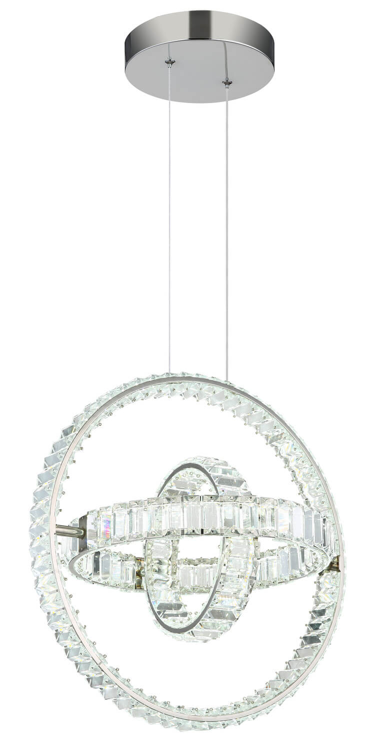 Suspension Neil chromée