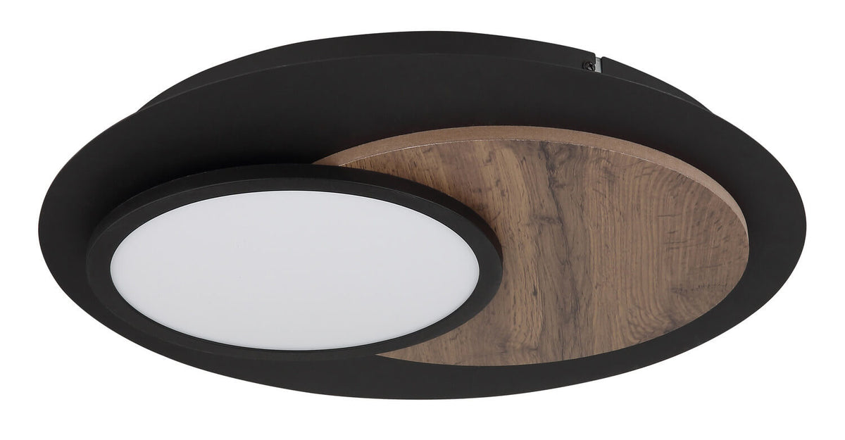 Plafonnier Kory noir mat (67351-24)