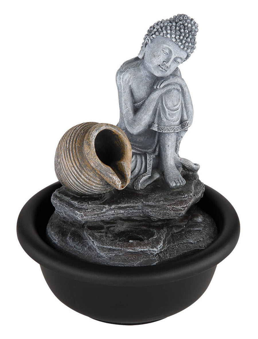 Lampe à poser Fontana noire mat