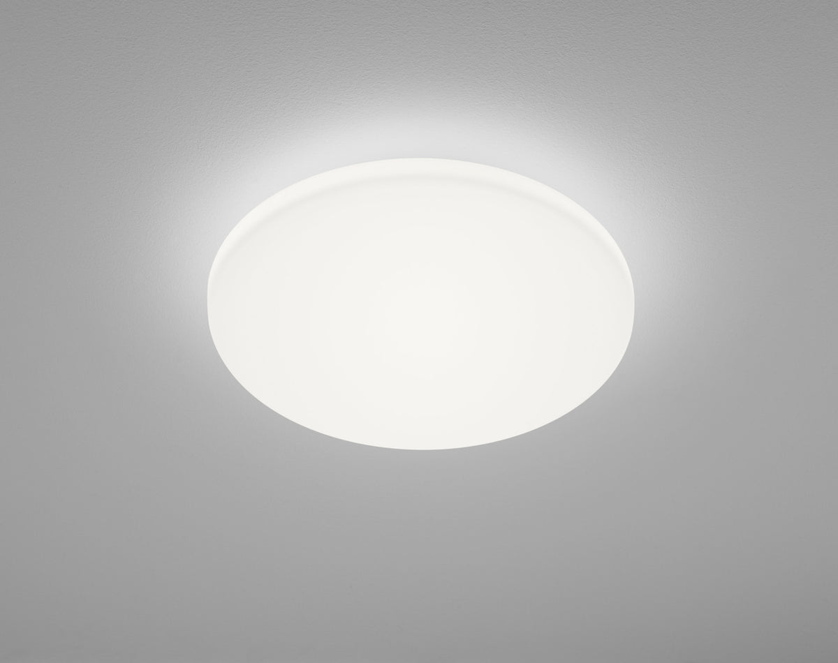 Plafonnier extérieur Kymo chromé, Ø 36 cm