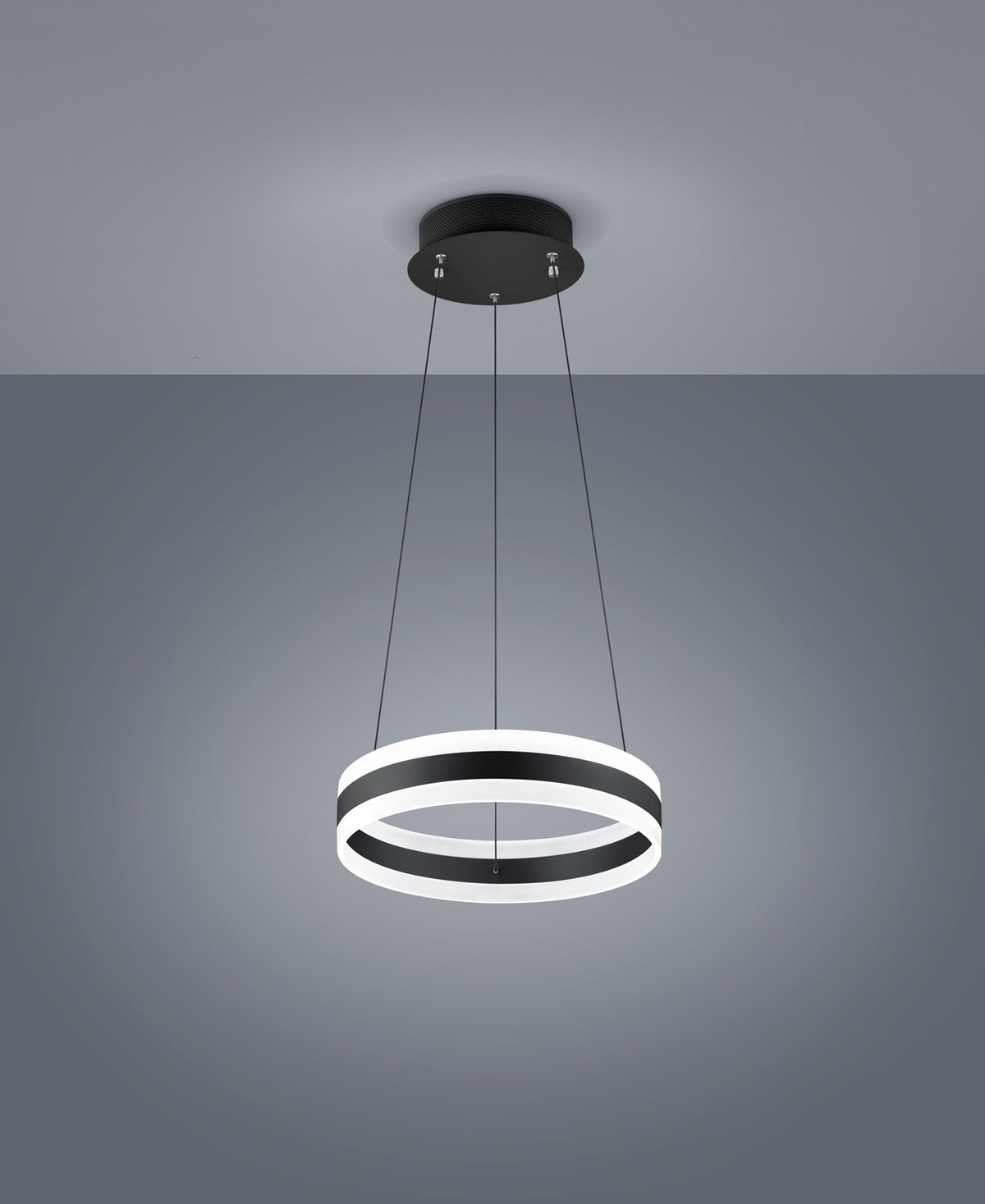Suspension LIV noire, Ø 40 cm