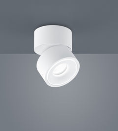 Plafonnier Naka blanc, H 10,5 cm