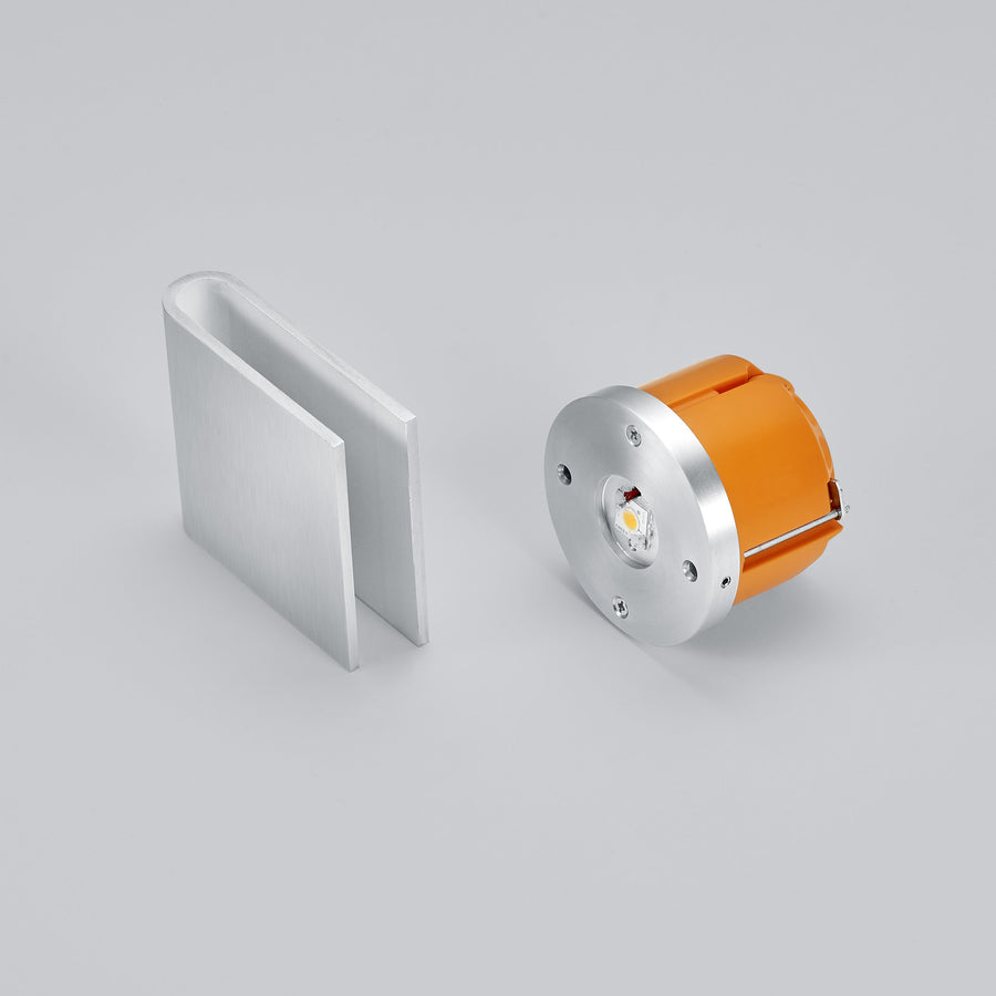 Spot encastrable Cano aluminium