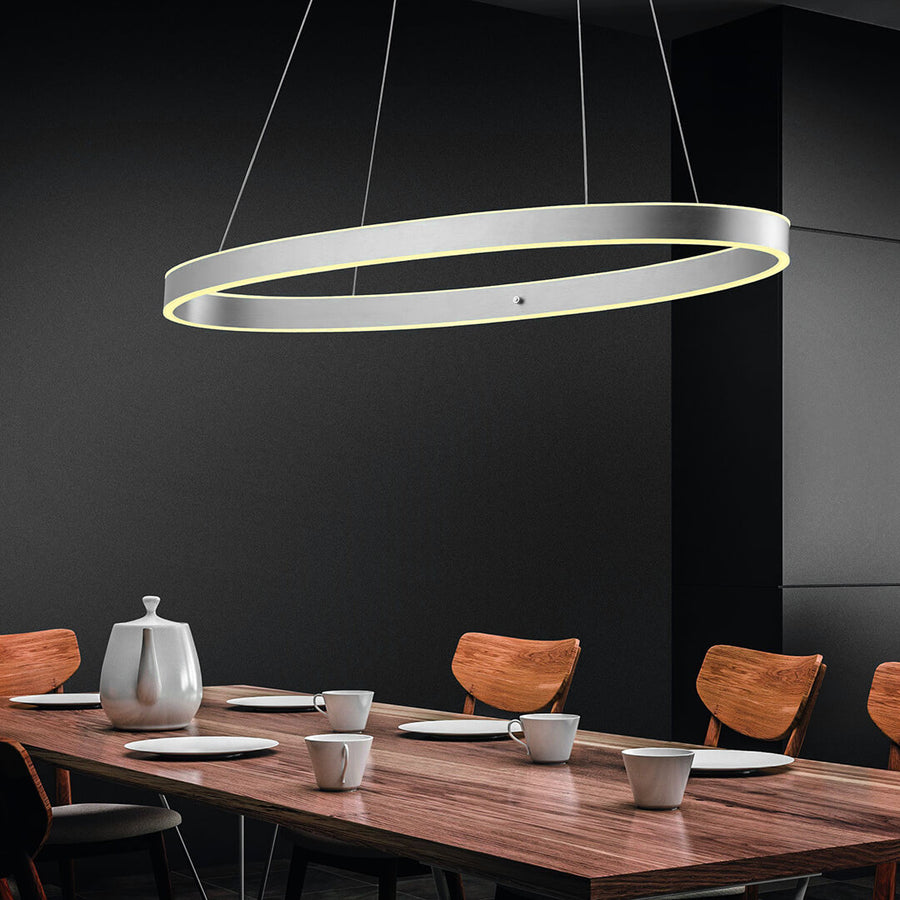 Suspension Delta aluminium, L 90 cm