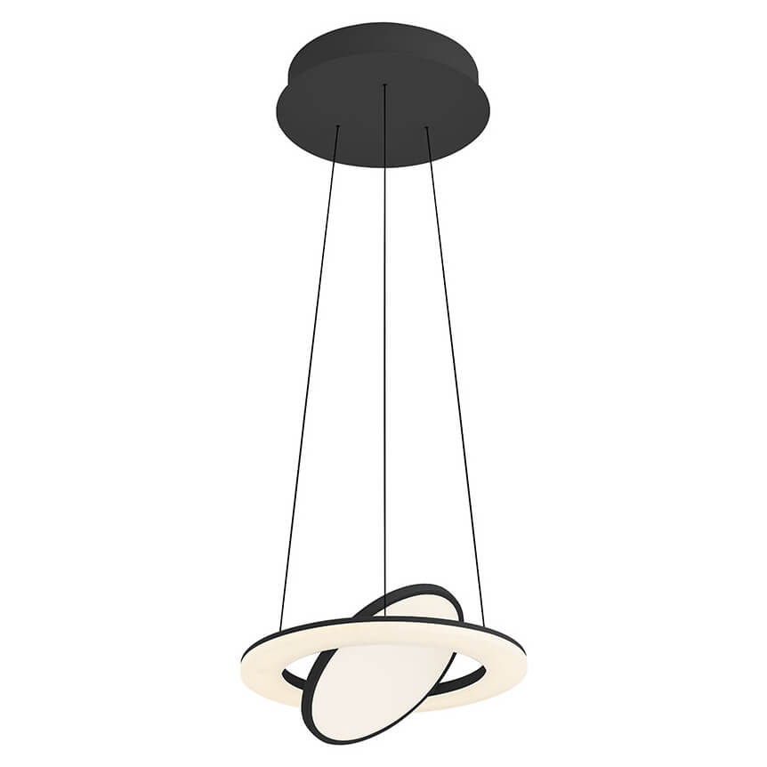 Suspension Haley noire, Ø 35 cm