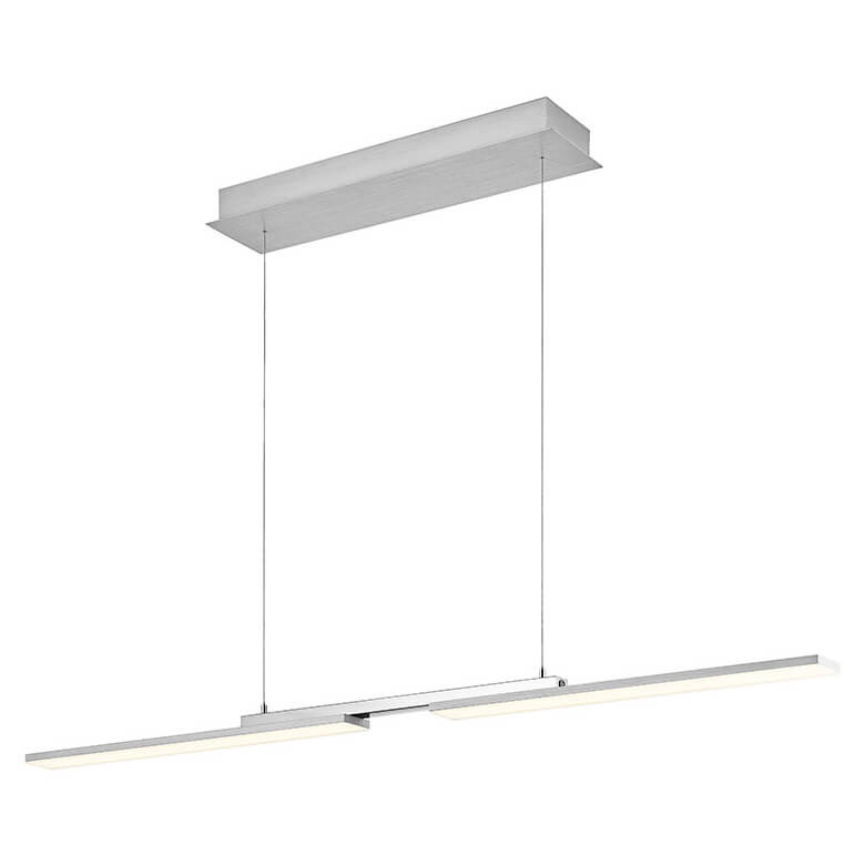 Suspension More nickel satiné, L 130 cm