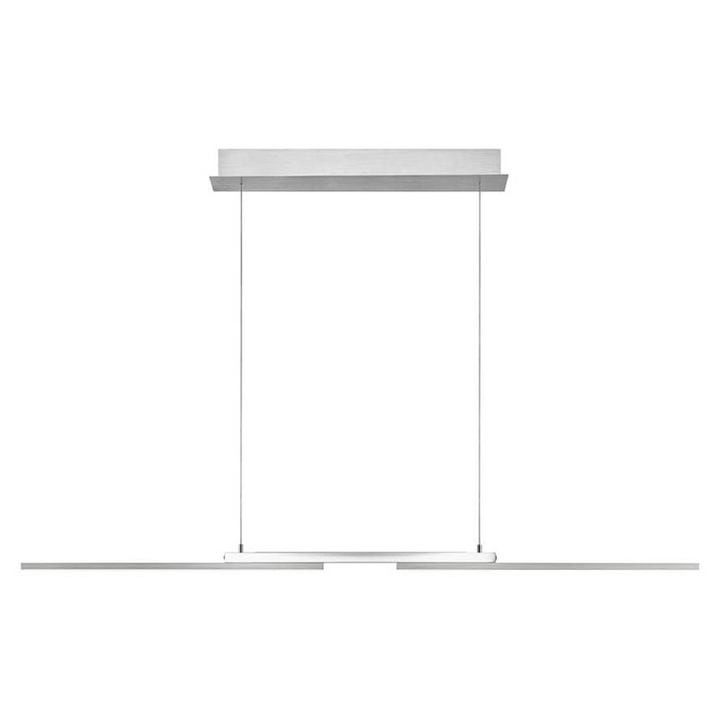 Suspension More nickel satiné, L 130 cm