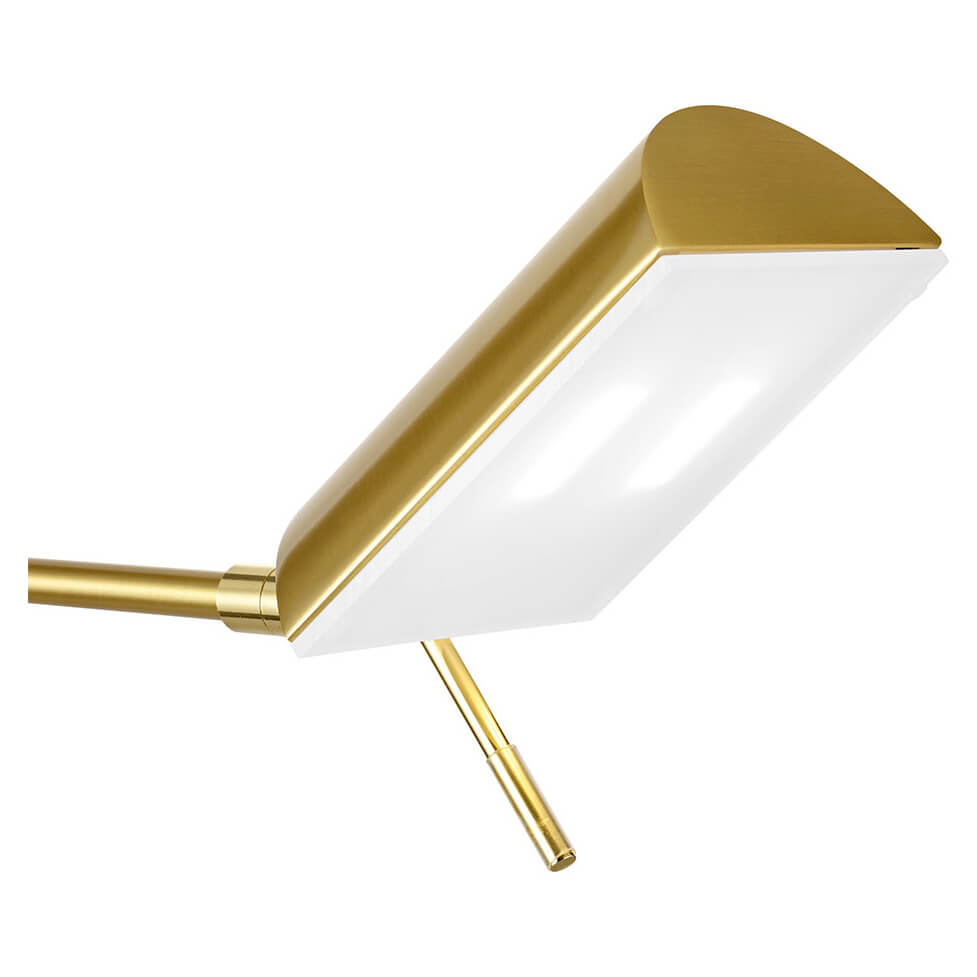 Lampe à poser Graz laiton brossé