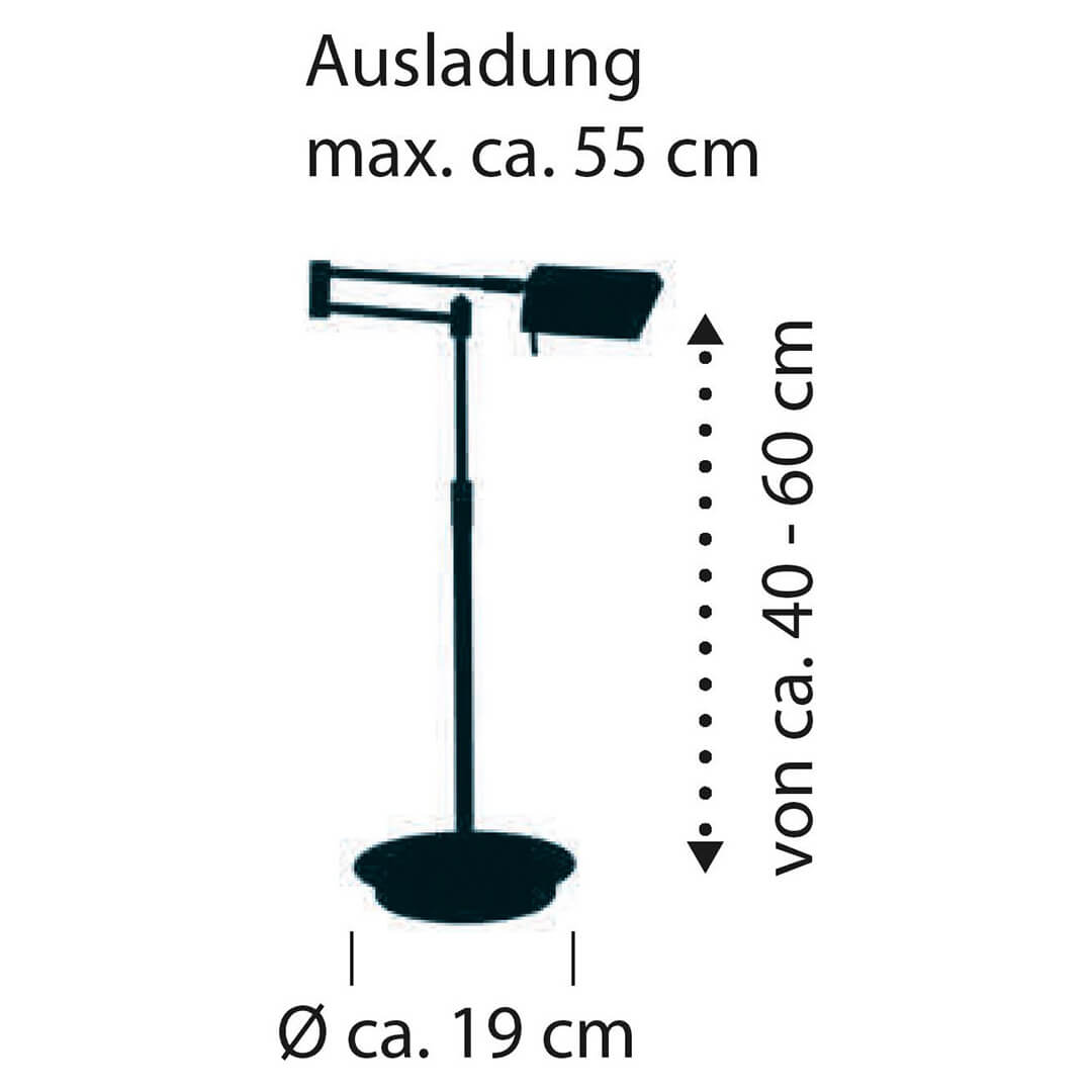 Lampe à poser Graz laiton brossé