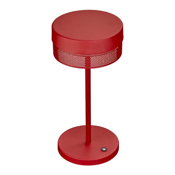 Lampe extérieure Mesh-B rouge, H 30 cm
