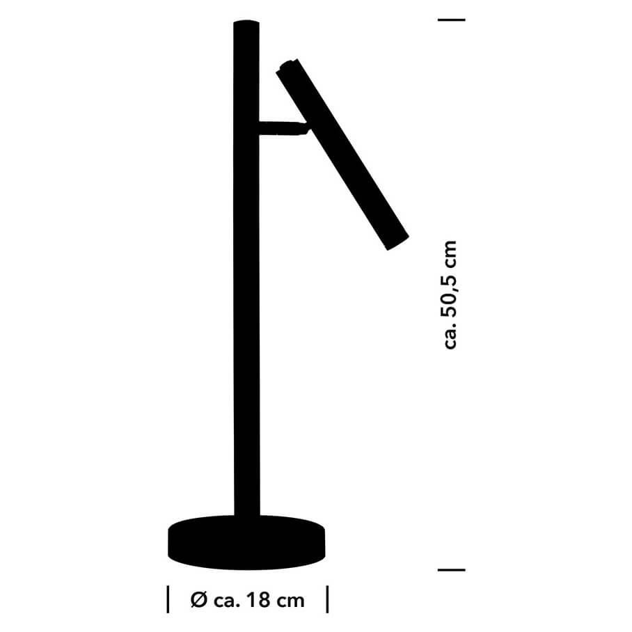 Lampe à poser sans fil Streak-B bleu