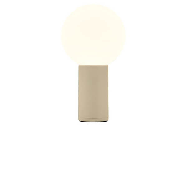 Lampe à poser sans fil Tiny beige, H 18 cm