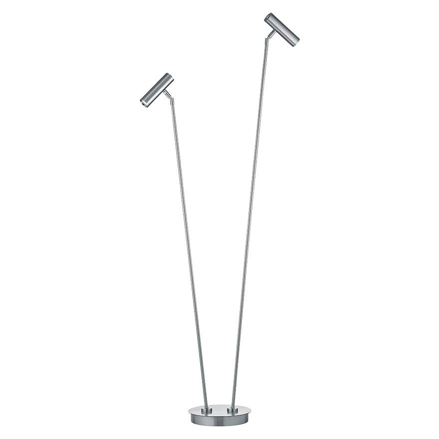 Lampadaire Tom Pro nickel satiné (60551/2-92)