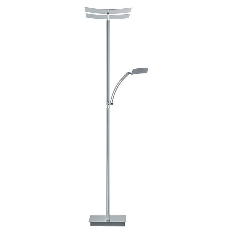 Lampadaire Andy nickel satiné (60556/2-92)