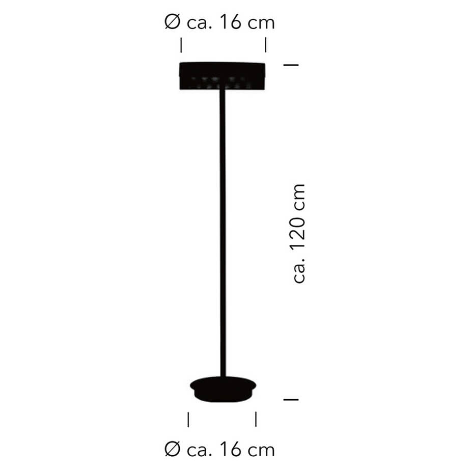 Lampe extérieure Mesh-B beige, H 120 cm