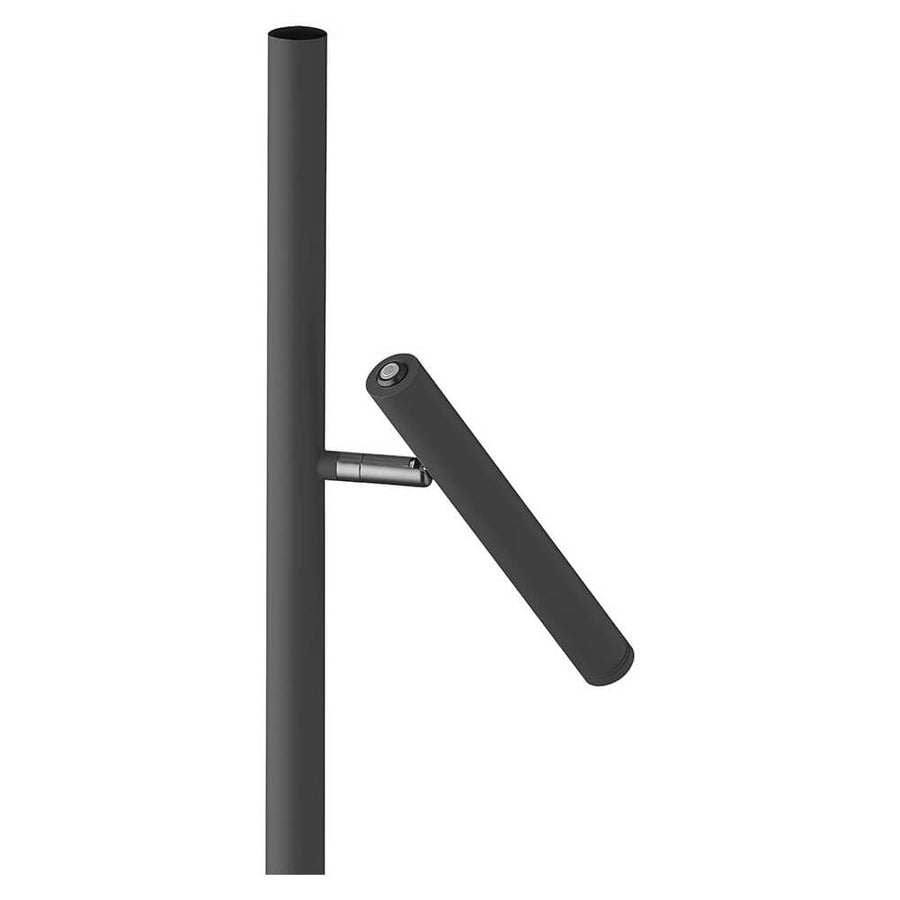 Détail du projecteur cylindrique et de son articulation orientable réglable