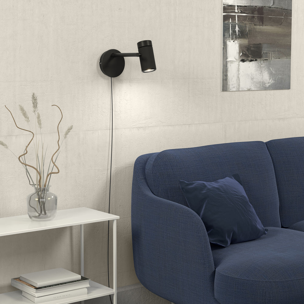 Applique murale Holder, noir