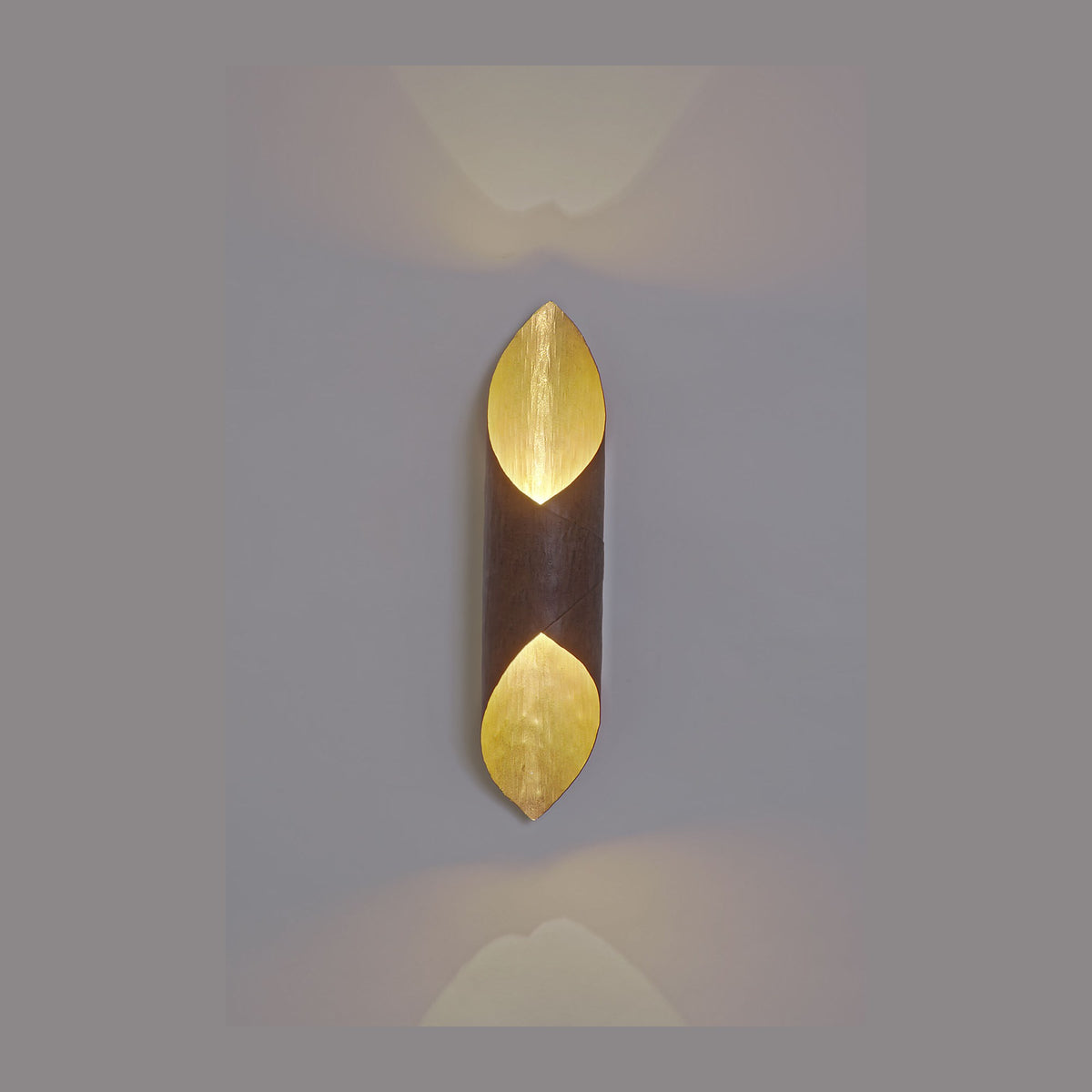 Applique murale Organo 2 lumières, H 40 cm