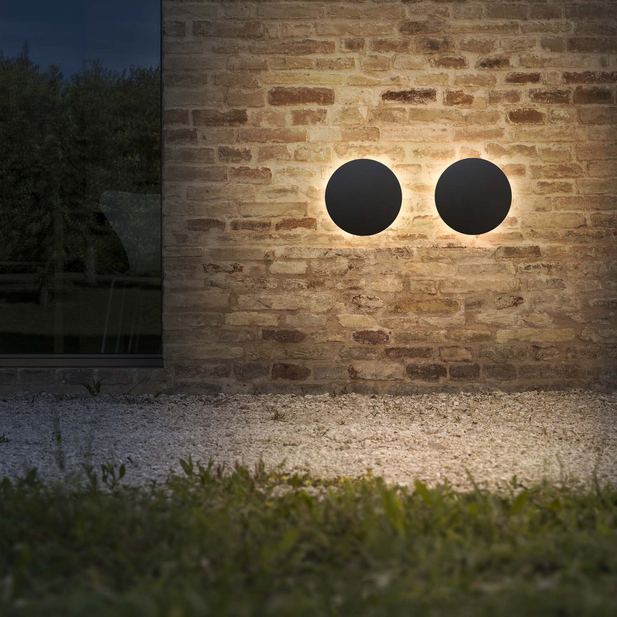 Luminaire extérieur | Punto Noire Ø 30 cm