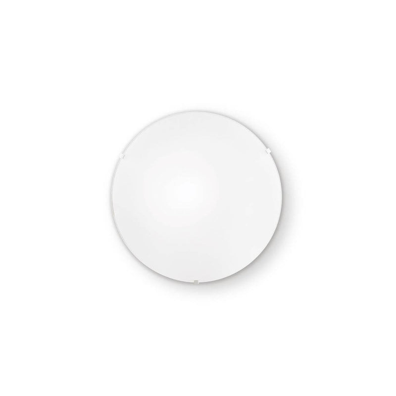 Plafonnier Simply blanc, verre