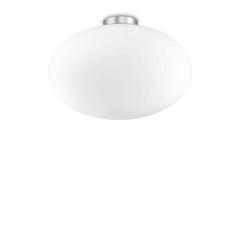 Plafonnier Candy blanc, verre