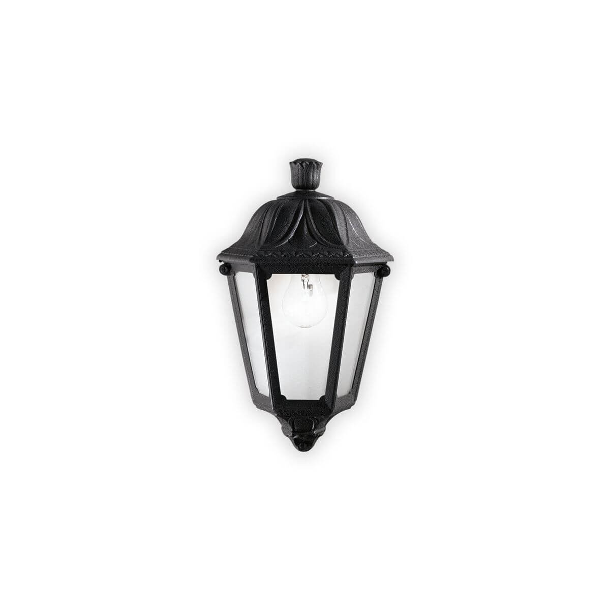 Applique extérieure Dafne noire, L 35 cm