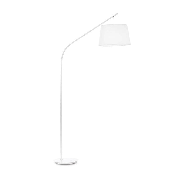 Lampadaire Daddy blanc, tissu