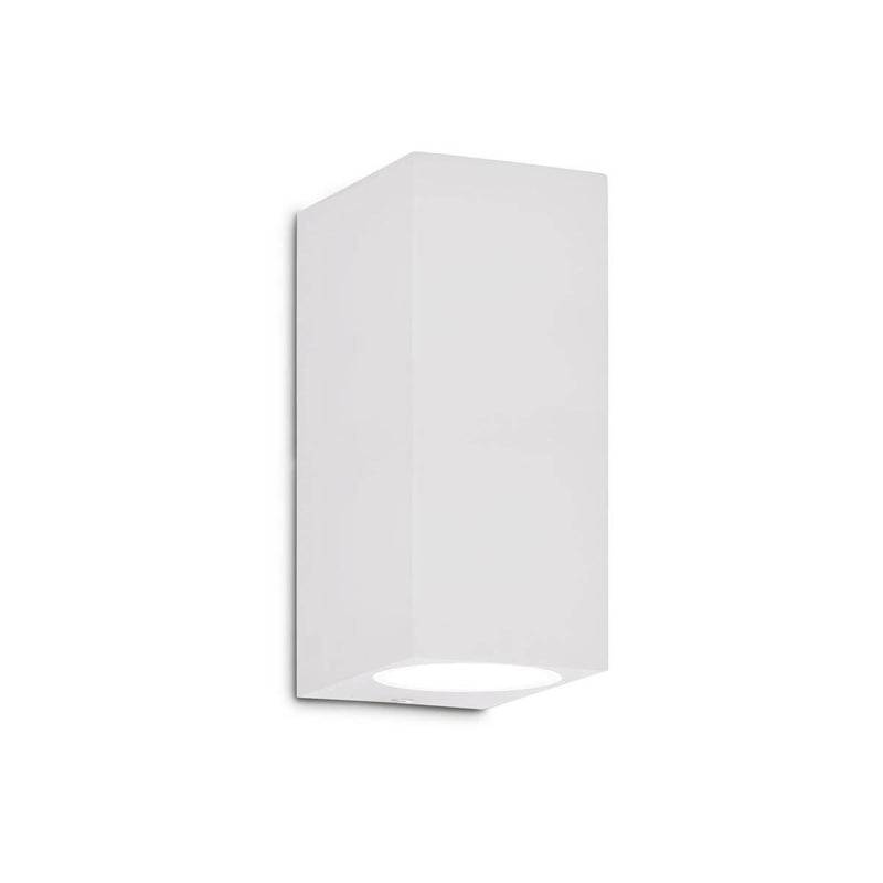 Applique extérieure UP 2 lumières blanche