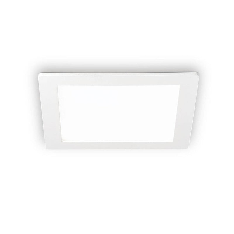 Spot encastrable Groove blanc, L 16,8 cm