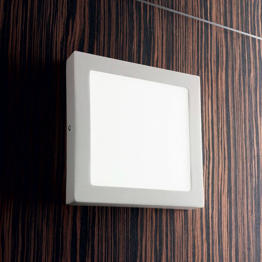 Plafonnier Universal blanc, L 17 cm (138633)