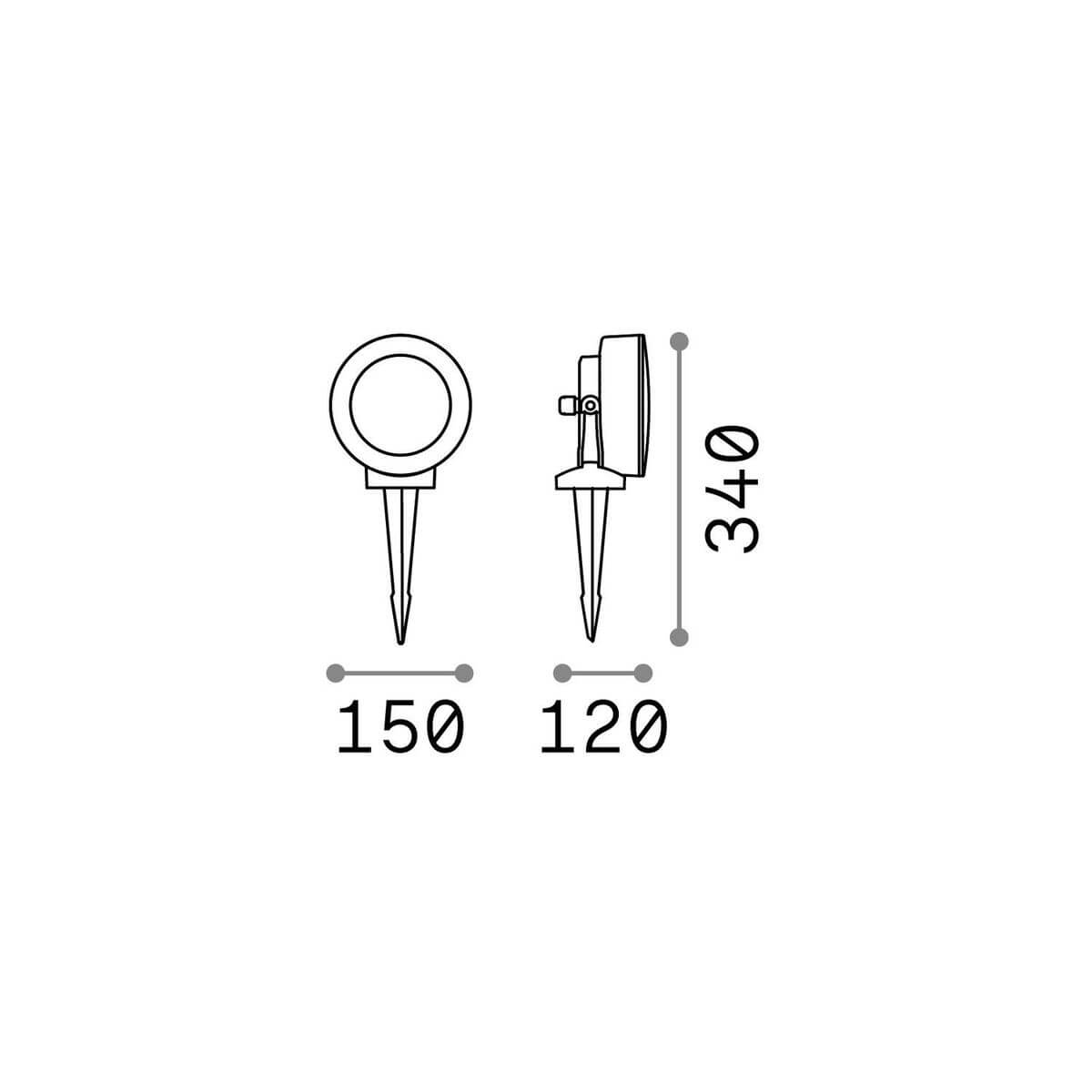 Luminaire extérieur Litio blanc