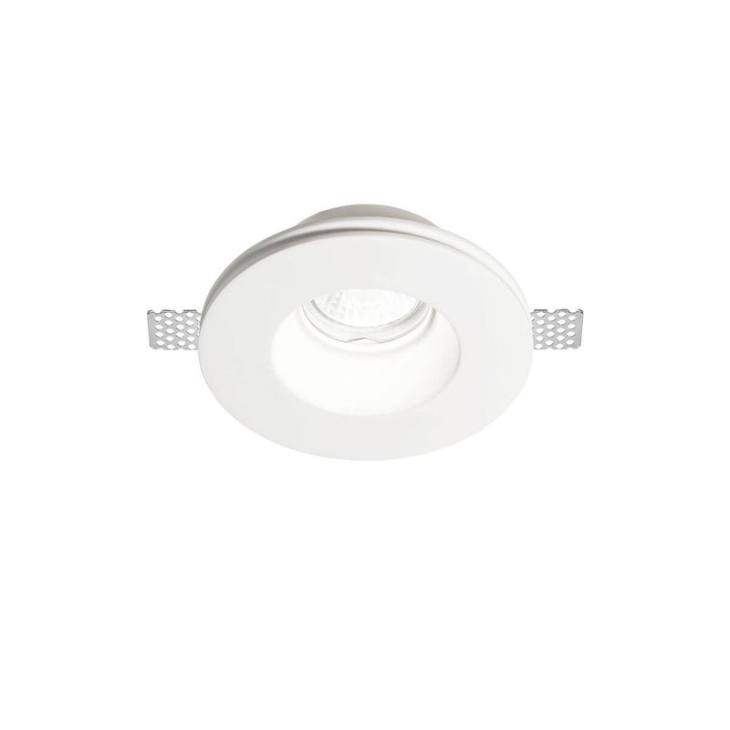 Spot encastrable Samba blanc, plâtre, Ø 12,8 cm