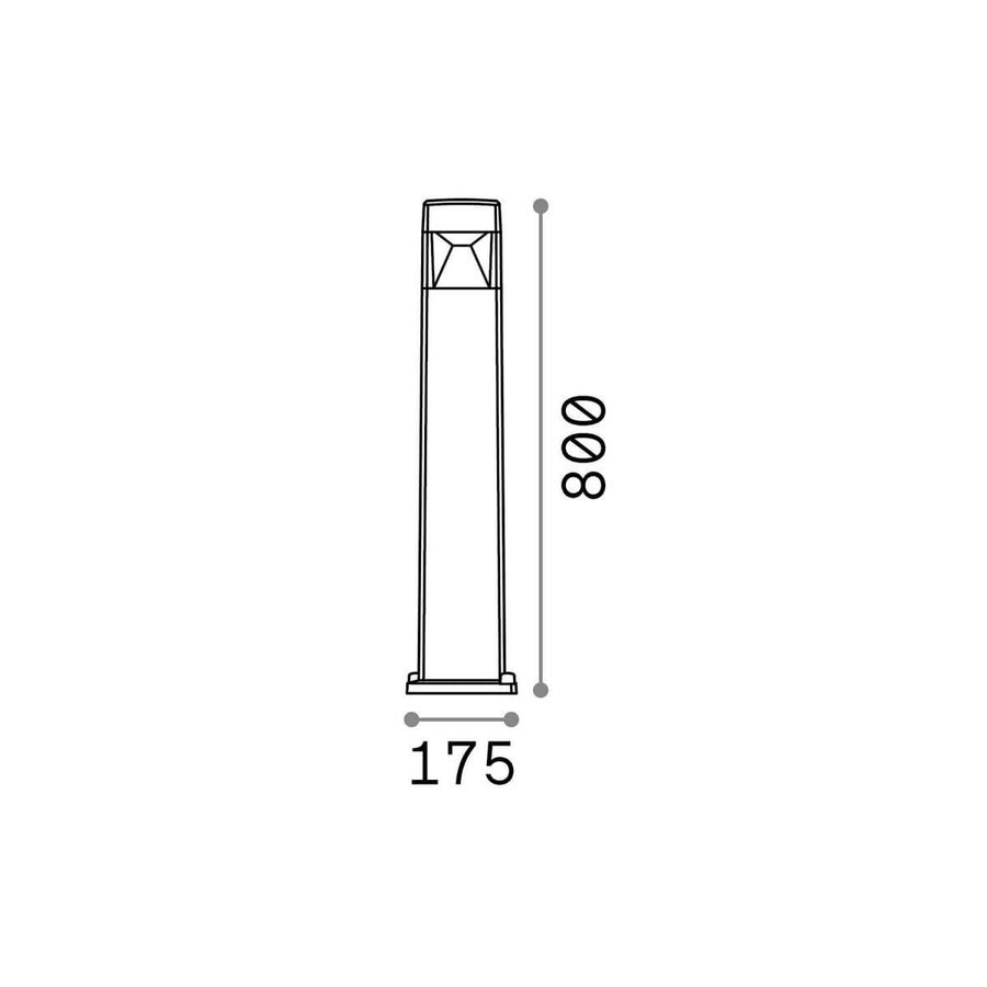Lampadaire extérieur Cosmo blanc