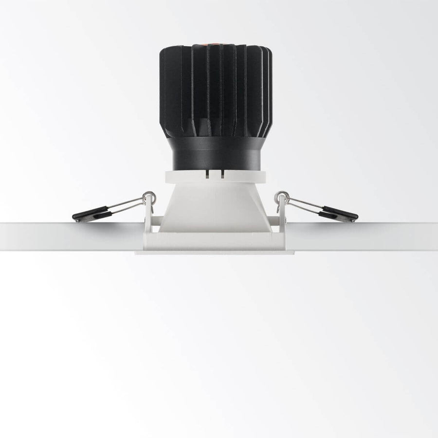 Spot encastrable Game blanc, L 8,4 cm