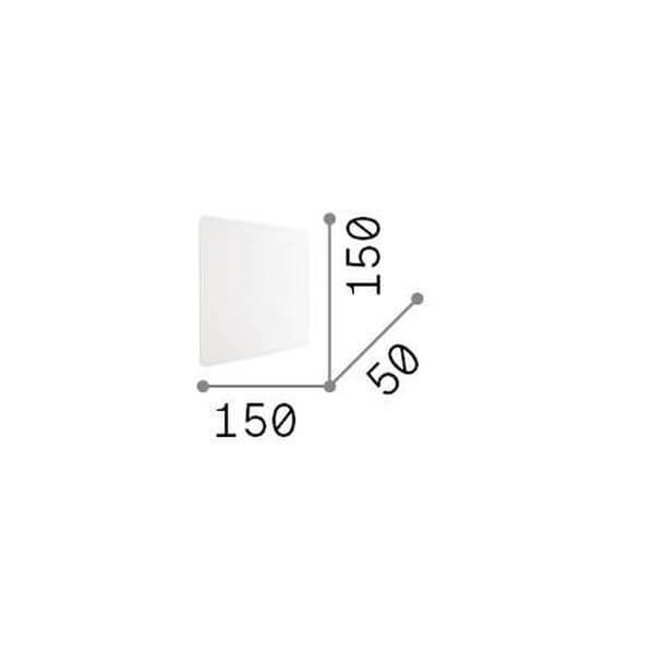 Applique murale Cover noire, L 15 cm