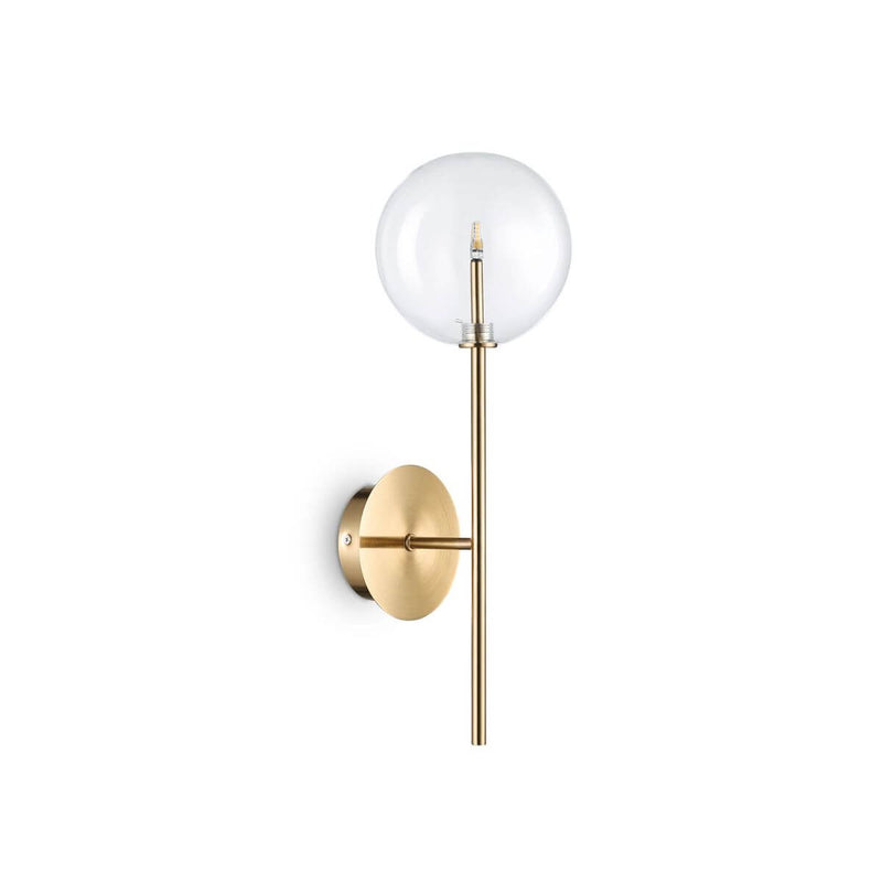 Applique murale Equinoxe laiton, verre