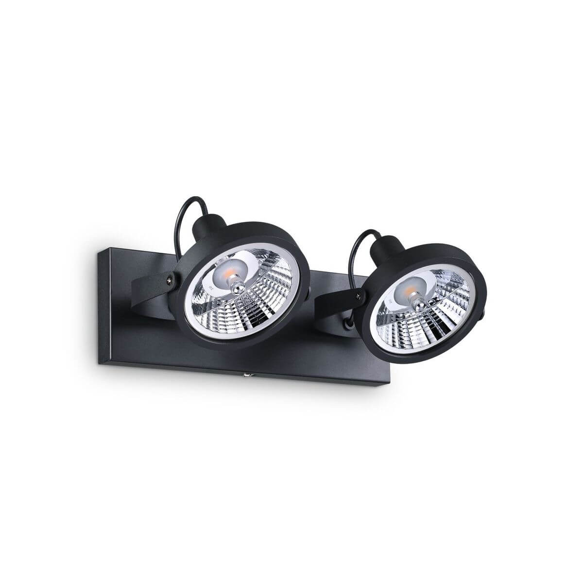 Plafonnier Glim 2 lumières noir
