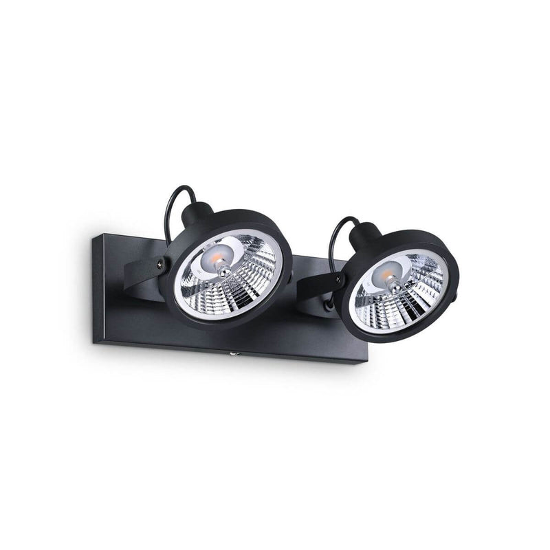 Plafonnier Glim 2 lumières noir