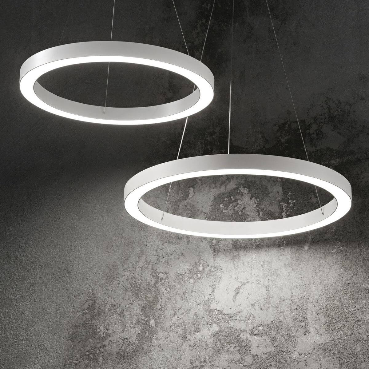 Suspension Oracle blanche, Ø 60 cm