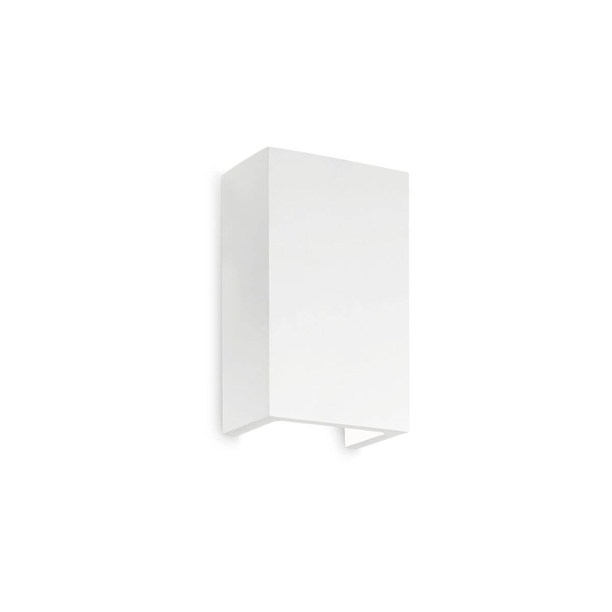 Applique murale Flash Gesso blanche, plâtre, L 18 cm (214689)