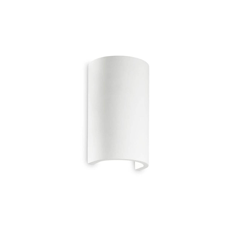 Applique murale Flash Gesso blanche, plâtre, L 18 cm (214696)