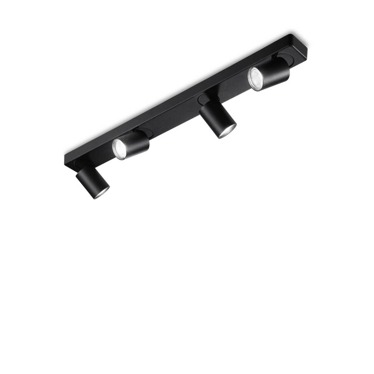 Plafonnier Rudy 4 lumières noir (229072IL)
